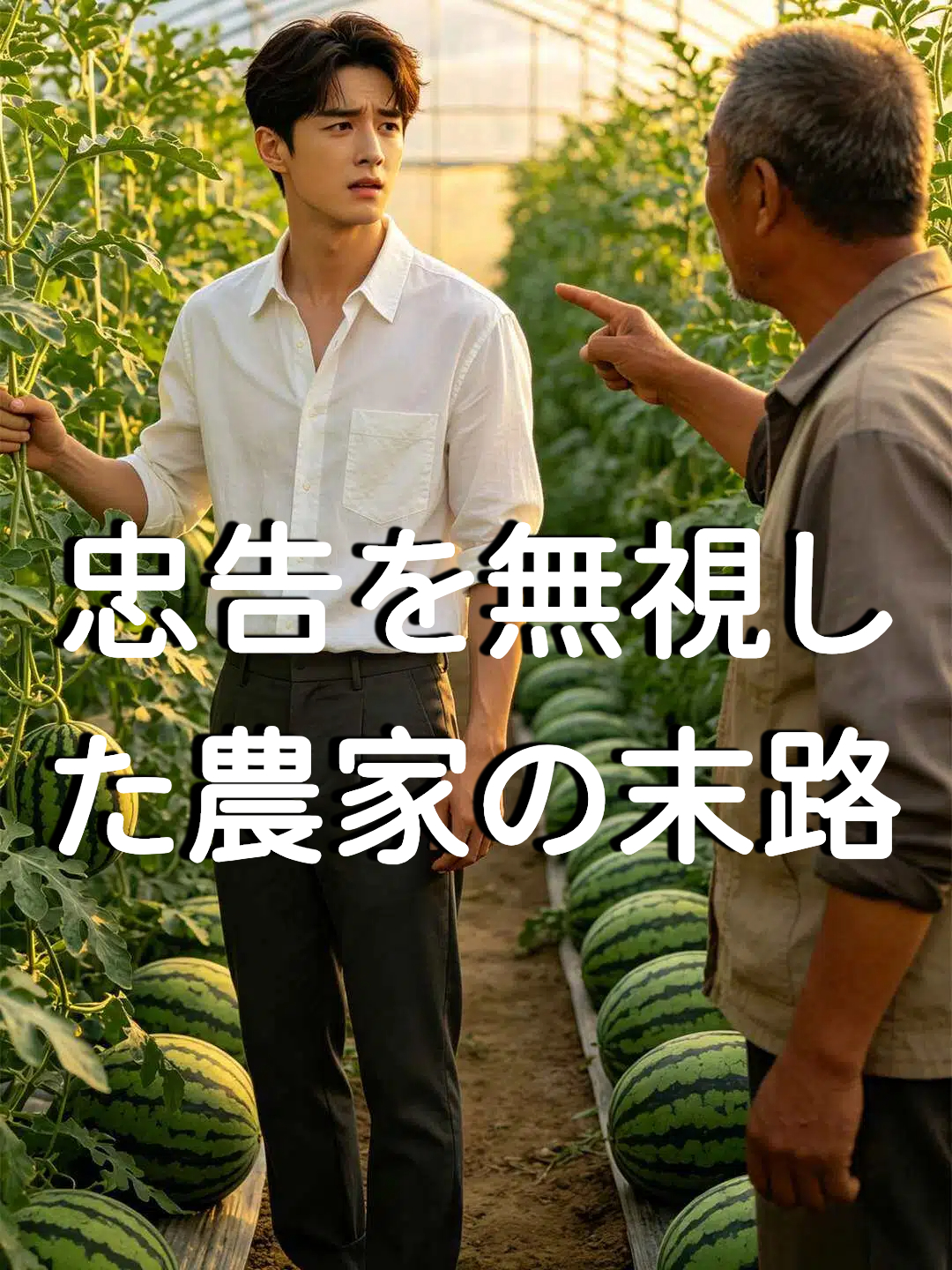 忠告を無視した農家の末路