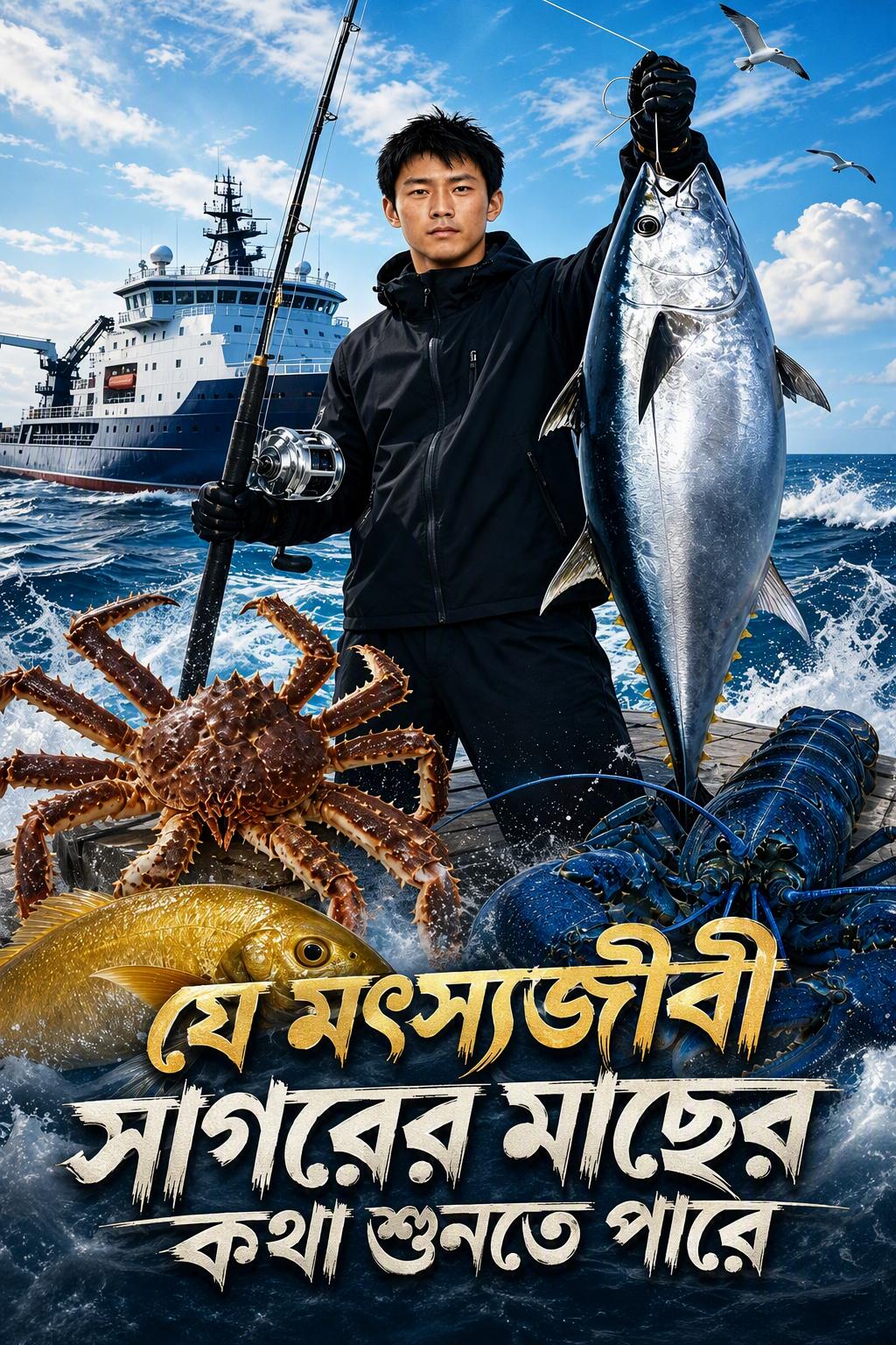 যে মৎস্যজীবী সাগরের মাছের কথা শুনতে পারে