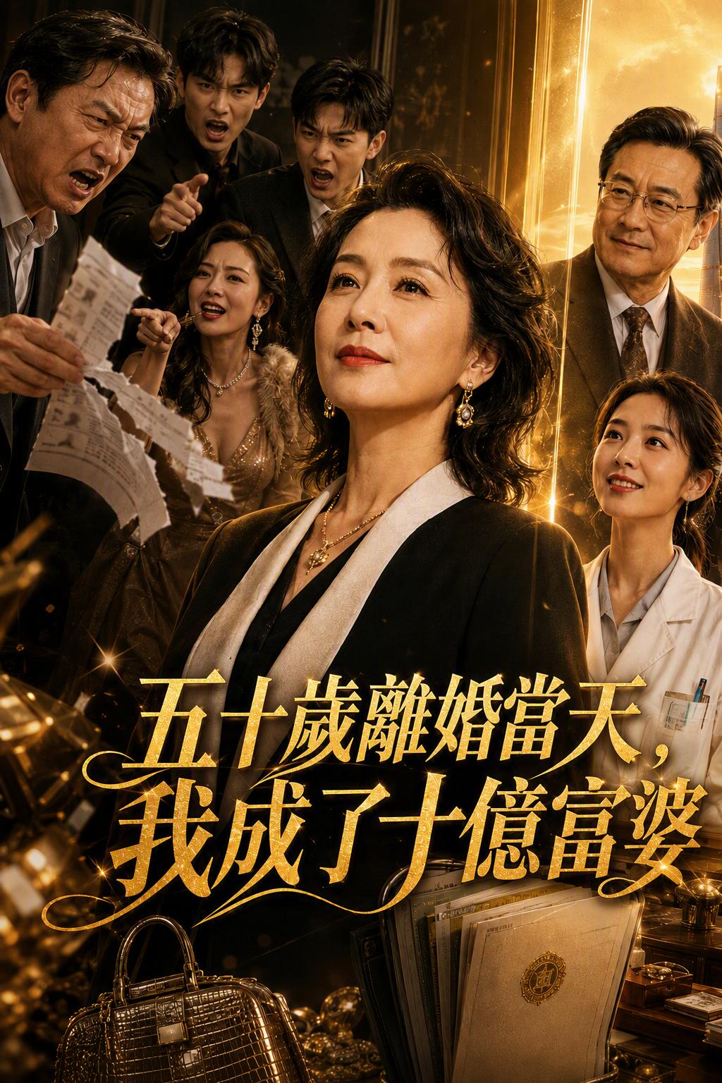 五十歲離婚當天，我成了十億富婆