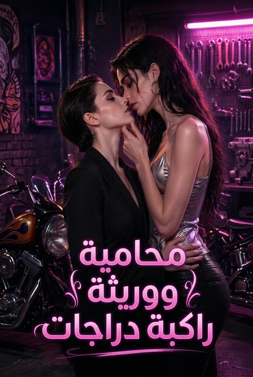 محامية ووريثة راكبة دراجات