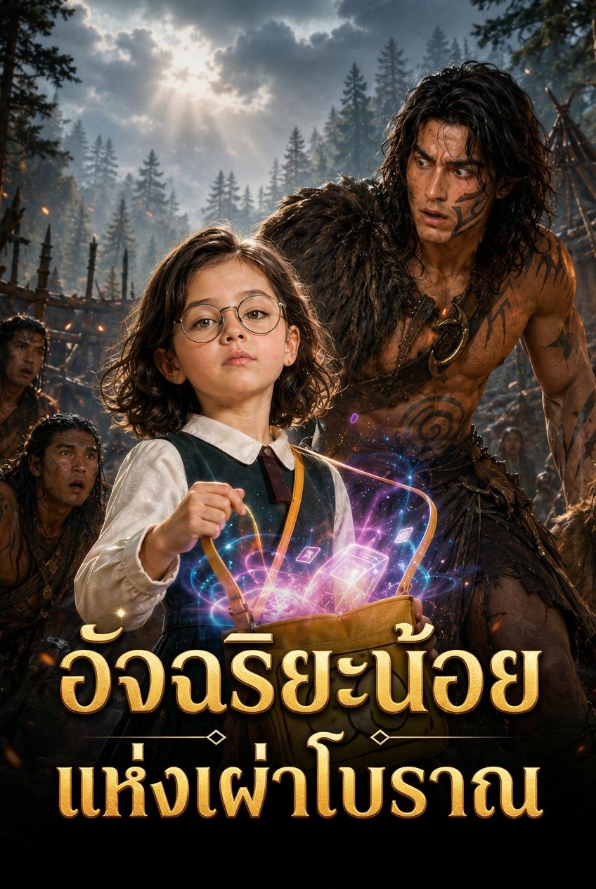 เด็กหญิงพรถุงมหัศจรรย์มาถึงเผ่าโบราณ