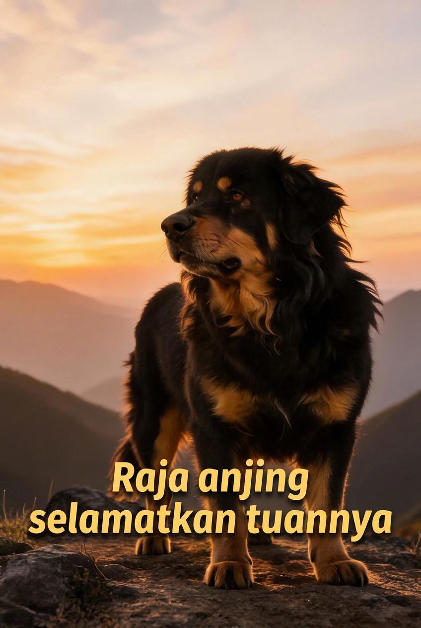 Raja anjing selamatkan tuannya