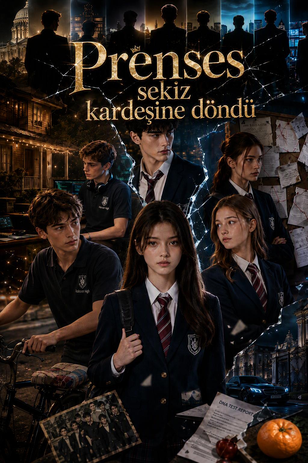Prenses sekiz kardeşine döndü