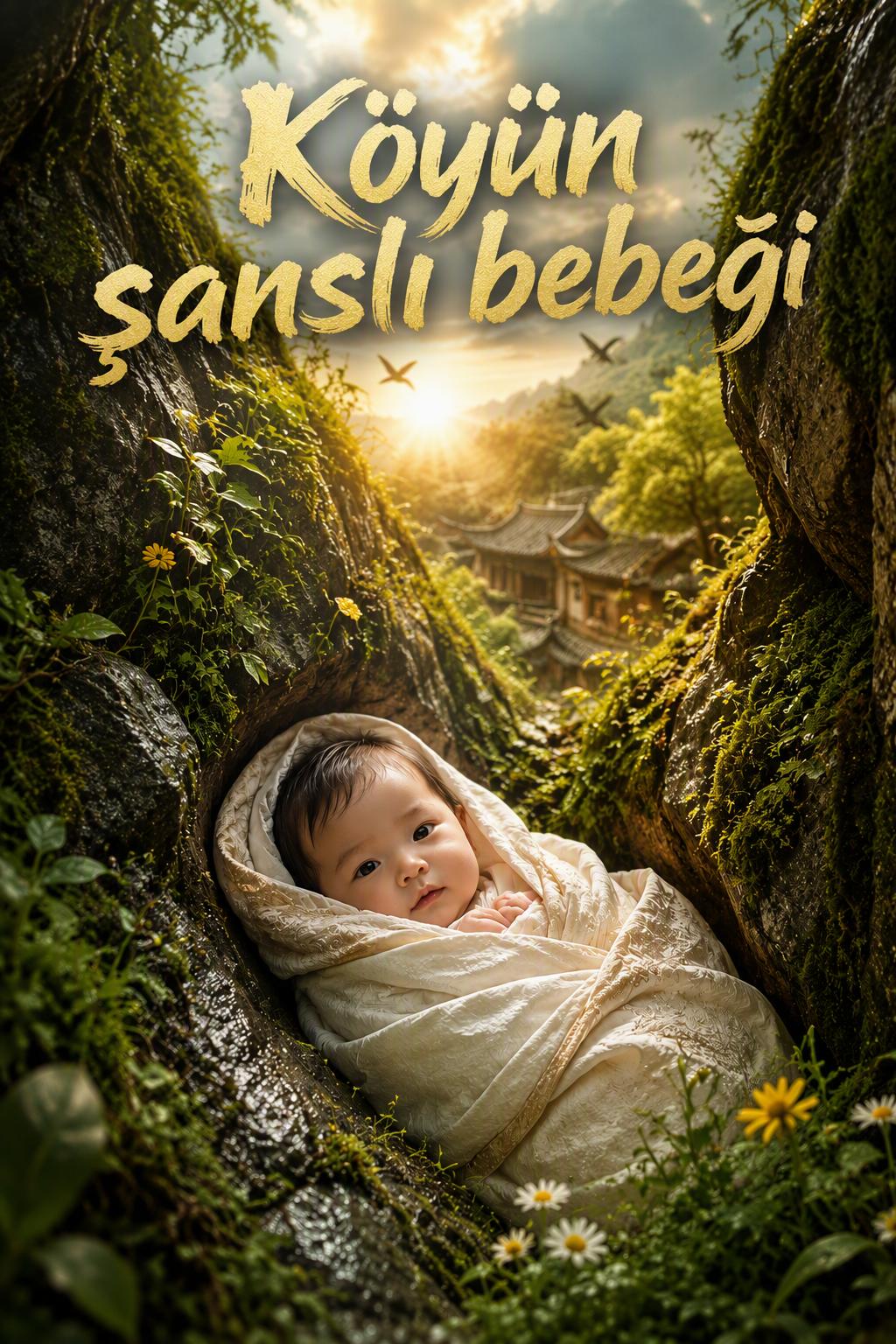 Köyün şanslı bebeği