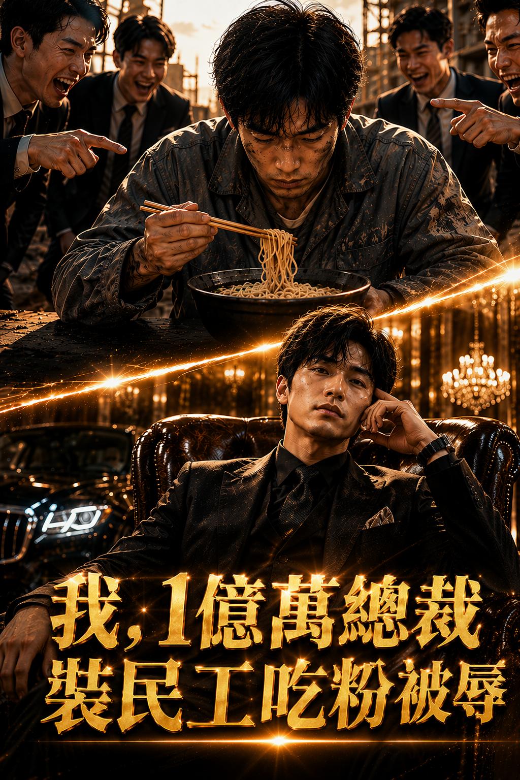 我，1億萬總裁裝民工吃粉被辱