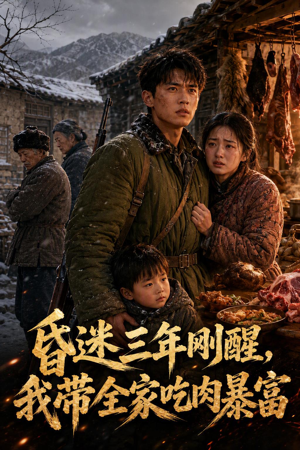昏迷三年剛醒，我帶全家吃肉暴富