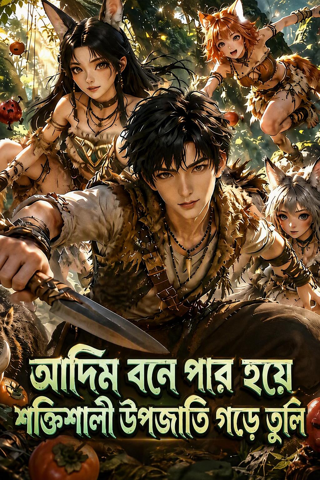 আদিম বনে পার হয়ে শক্তিশালী উপজাতি গড়ে তুলি