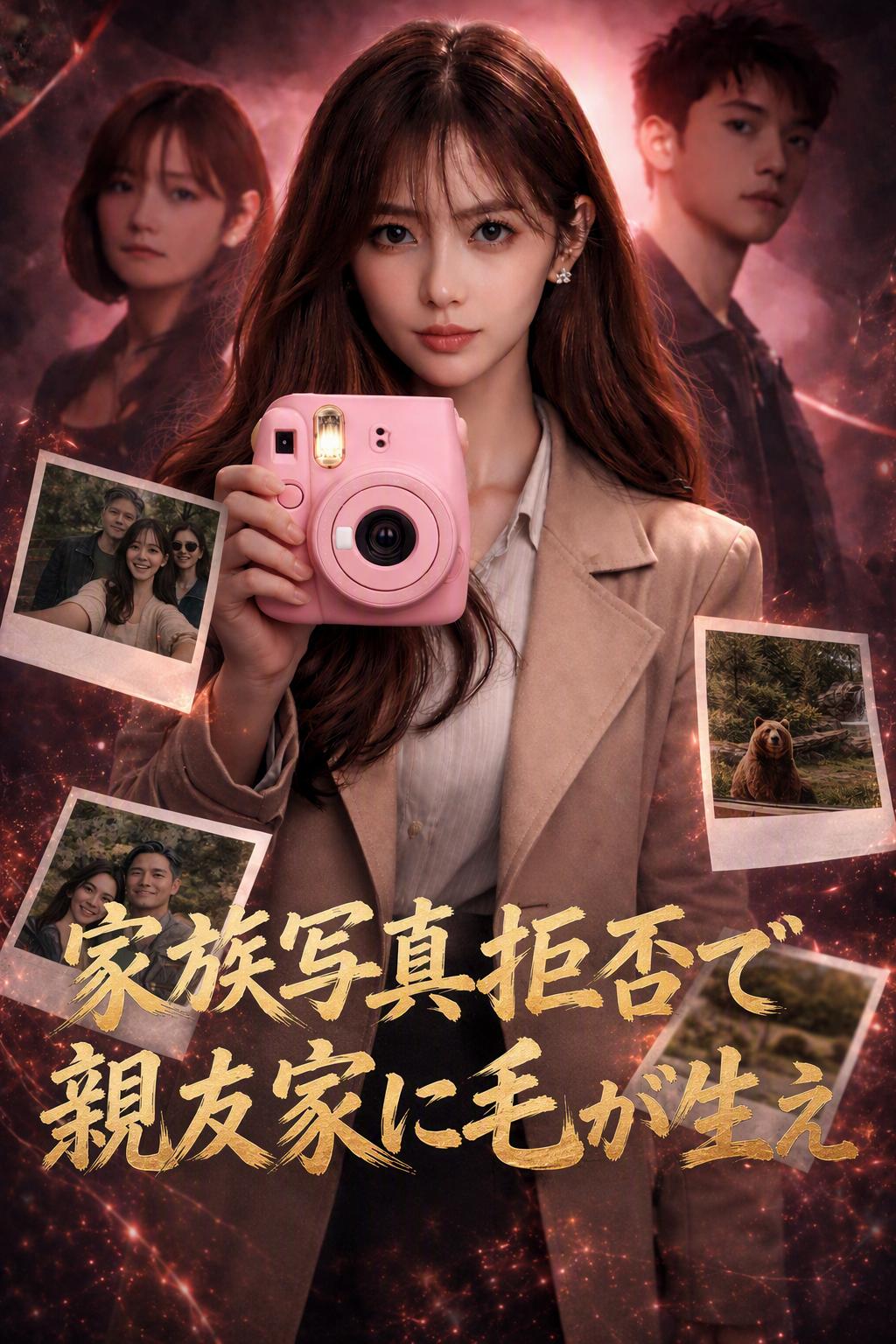 家族写真拒否で親友家に毛が生え