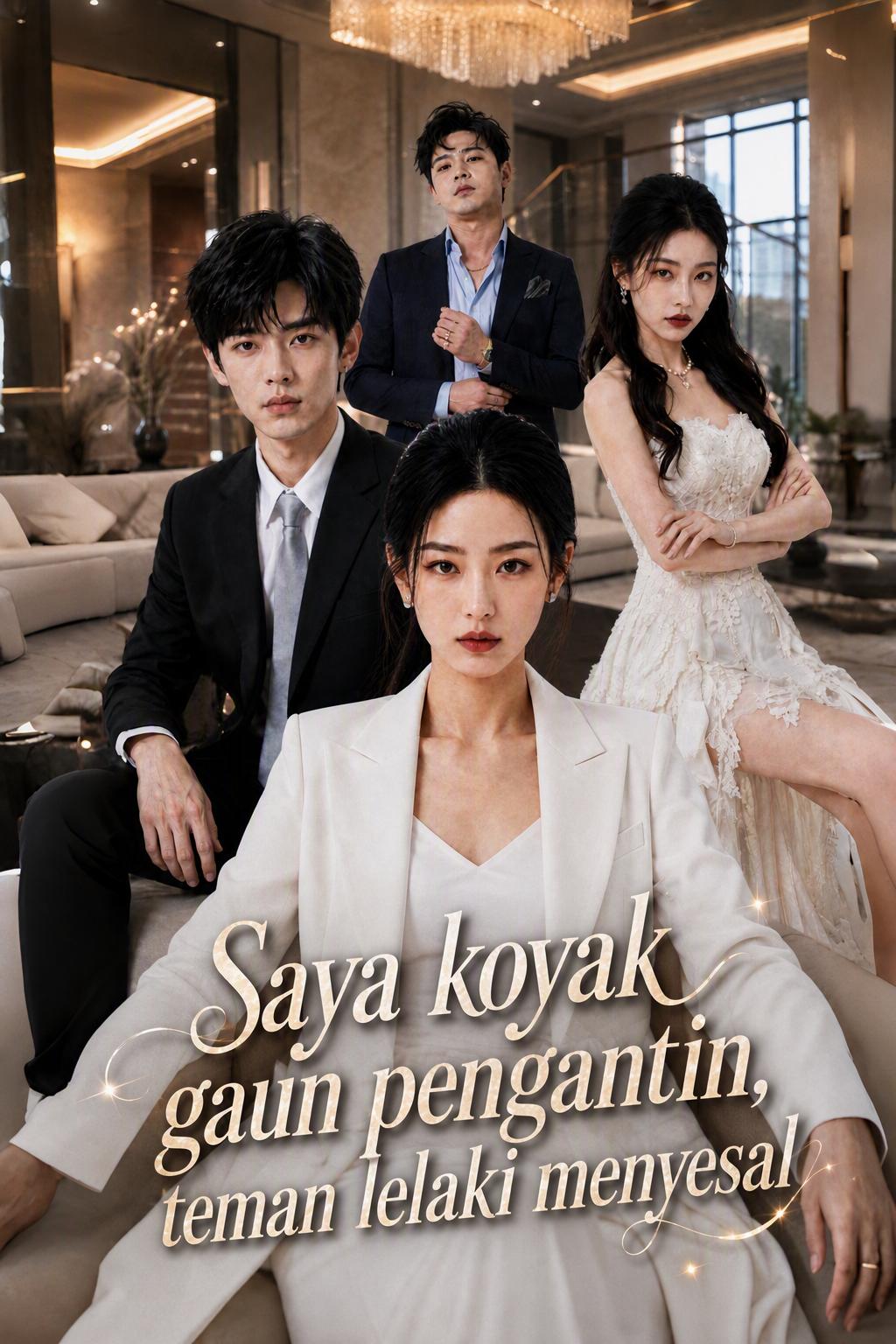 Saya koyak gaun pengantin, teman lelaki menyesal