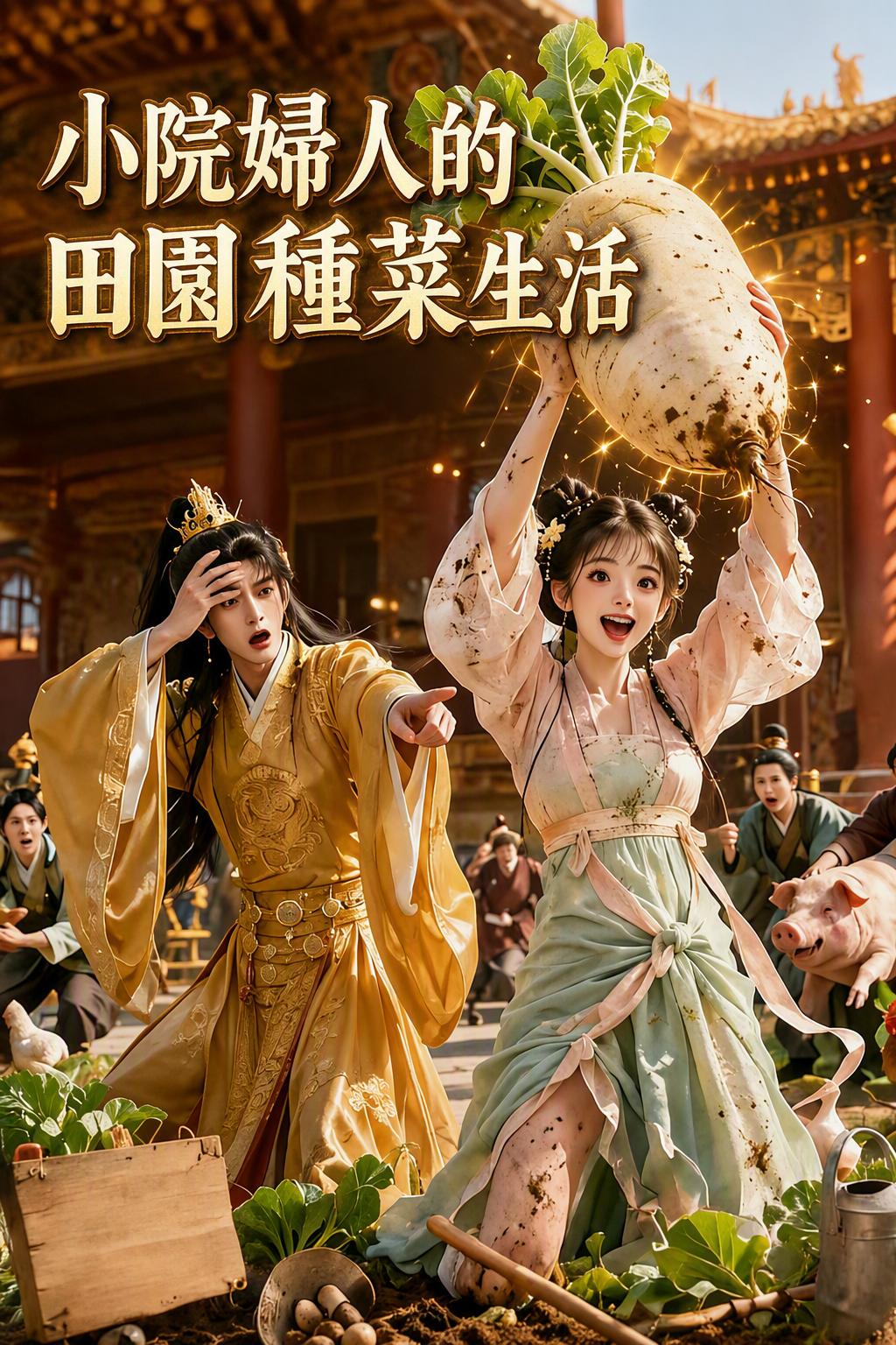 小院婦人的田園種菜生活