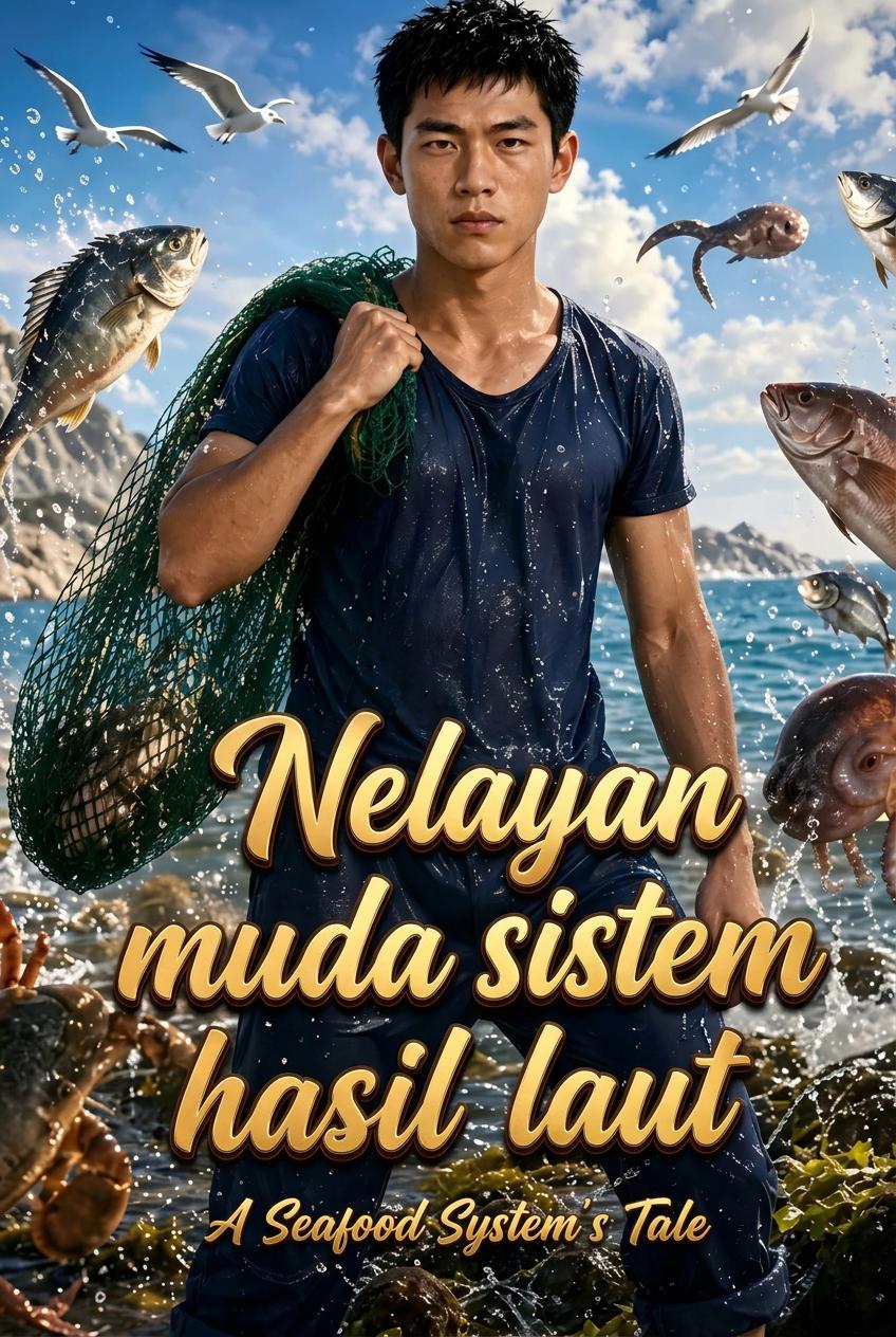 Nelayan muda sistem hasil laut