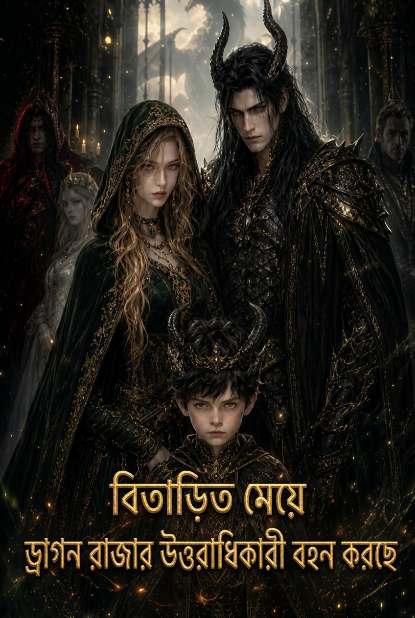 বিতাড়িত মেয়ে ড্রাগন রাজার উত্তরাধিকারী বহন করছে