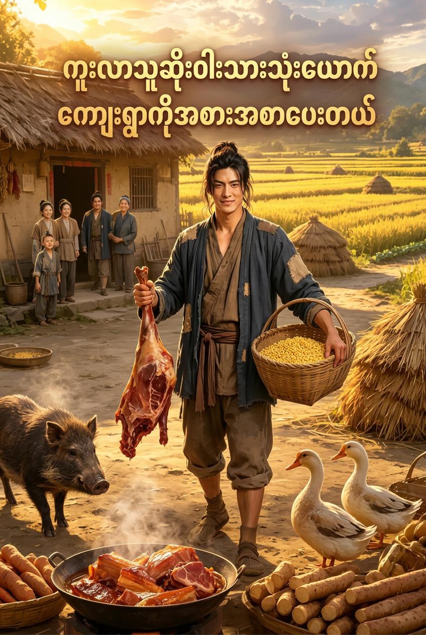 ကူးလာသူဆိုးဝါးသားသုံးယောက်ကျေးရွာကိုအစားအစာပေးတယ်