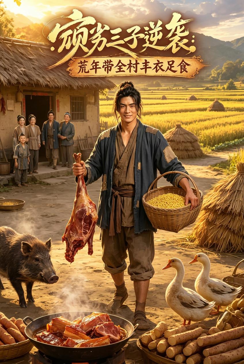 頑劣三子逆襲：荒年帶全村豐衣足食