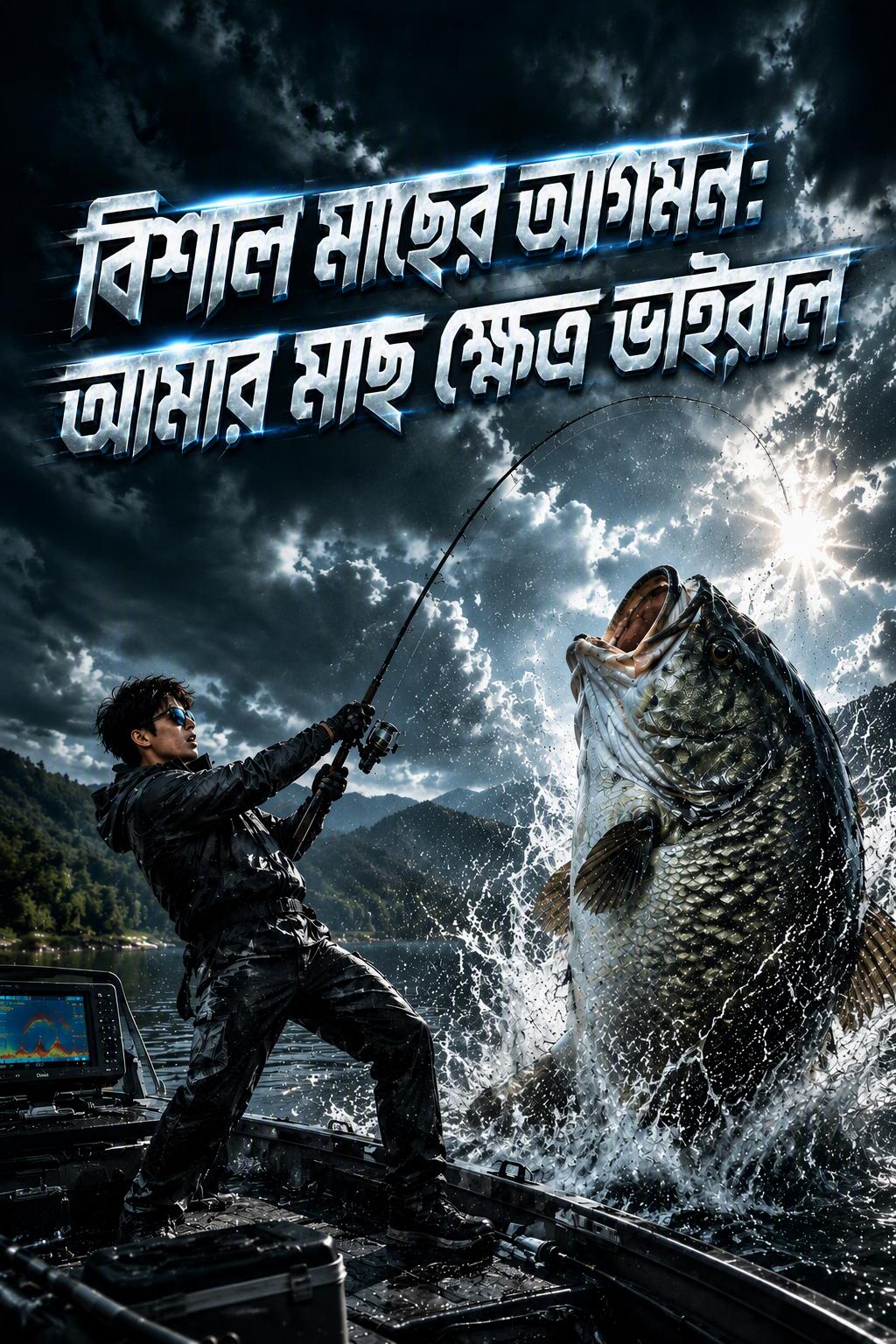 দৈত্যাকার মাছের আগমন: আমার মাছের ঘের কাঁপিয়ে দিল ইন্টারনেট