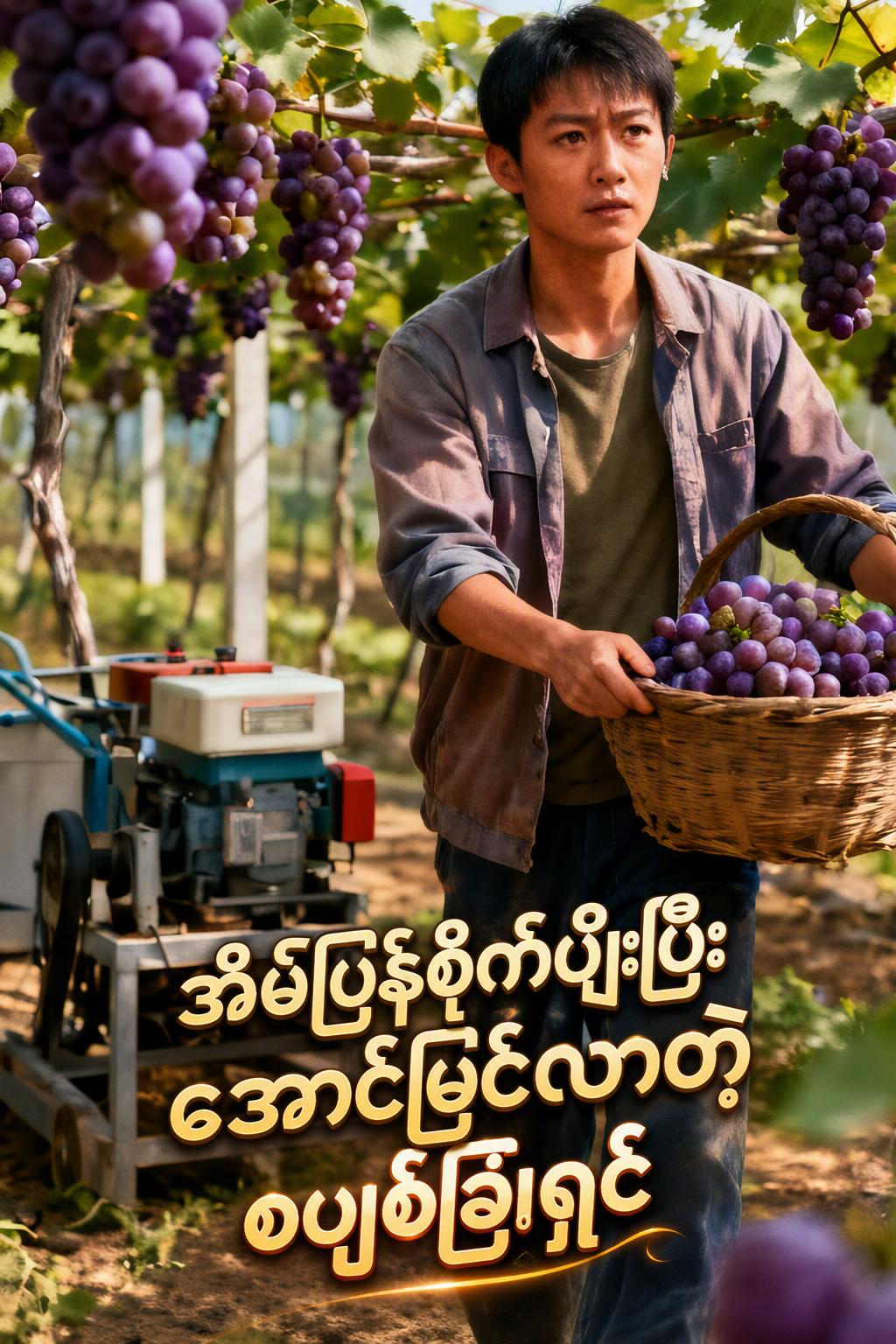 အိမ်ပြန်စိုက်ပျိုးပြီး အောင်မြင်လာတဲ့စပျစ်ခြံရှင်