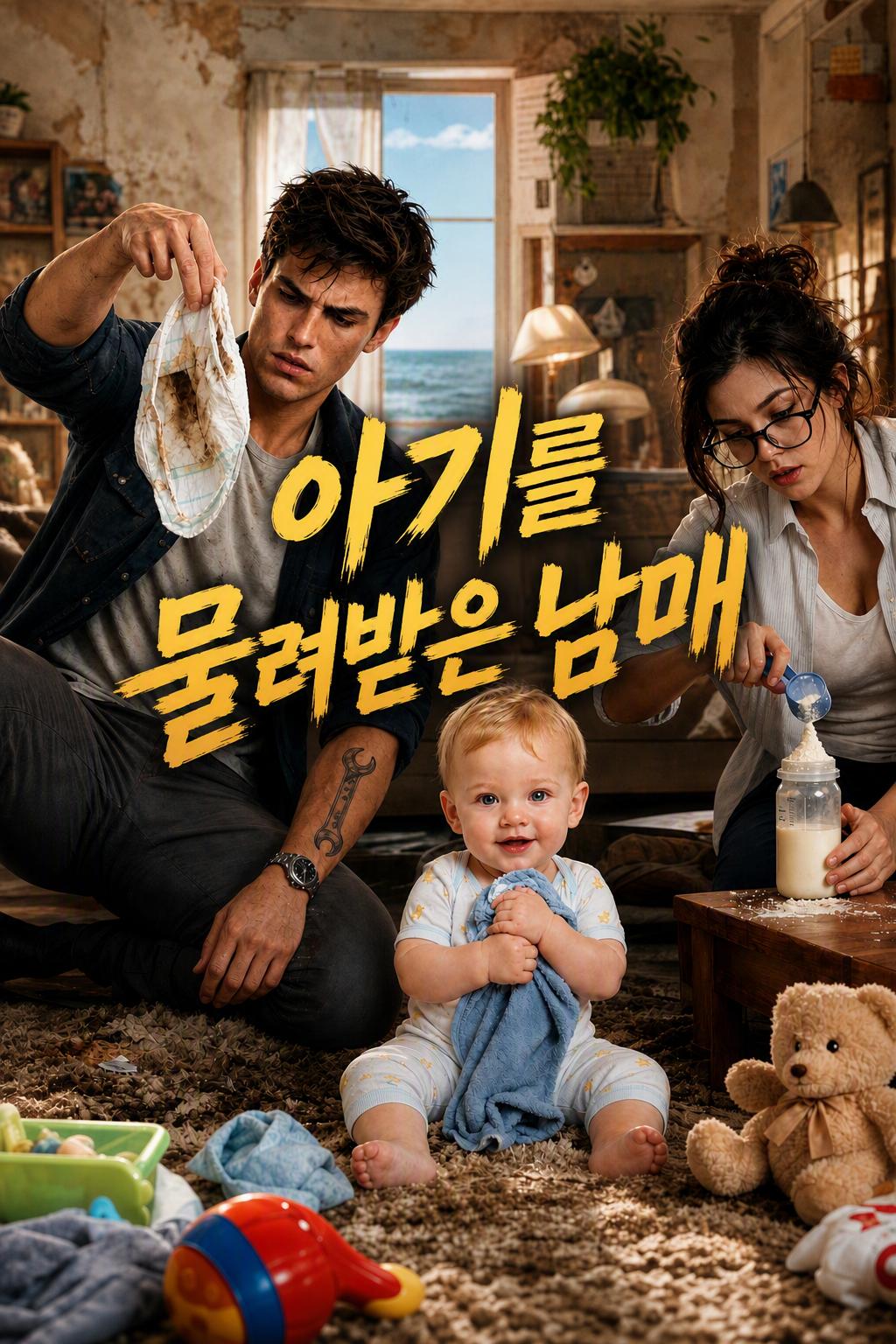 아기를 물려받은 남매