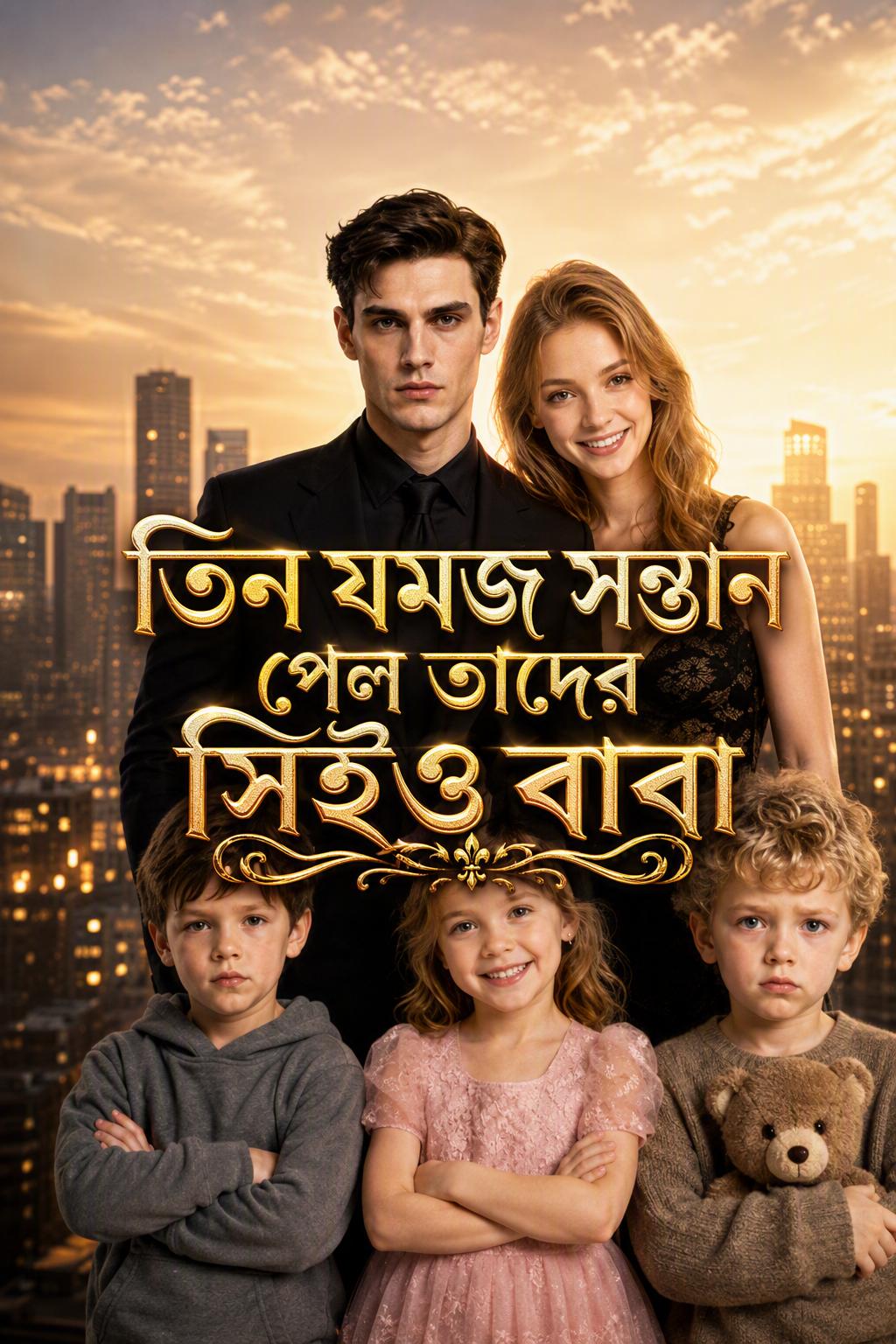 তিন সন্তান খুঁজে পেল তাদের ধনী বাবাকে