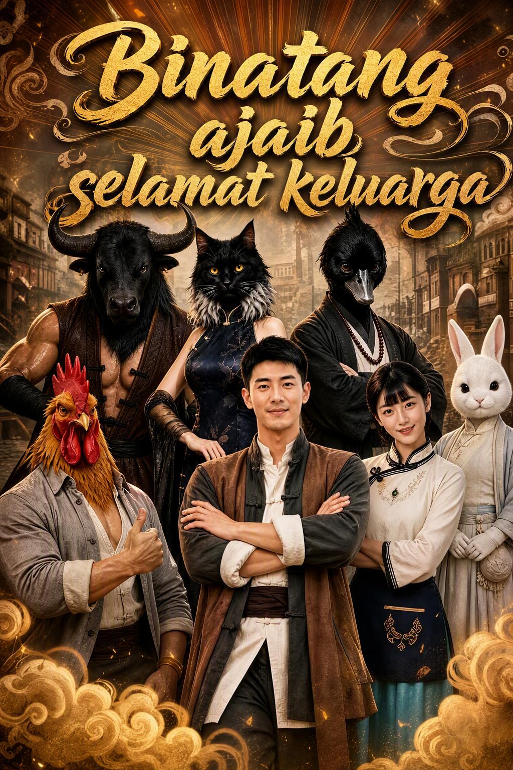 Binatang ajaib selamat keluarga