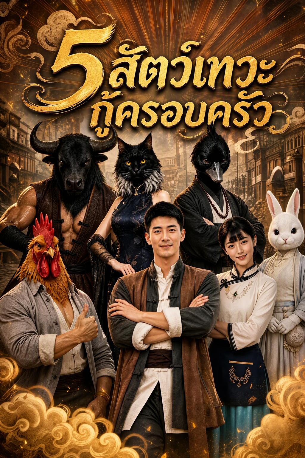สามีกินลูกแก้วเทพ ให้กำเนิดสัตว์เทพช่วยครอบครัว