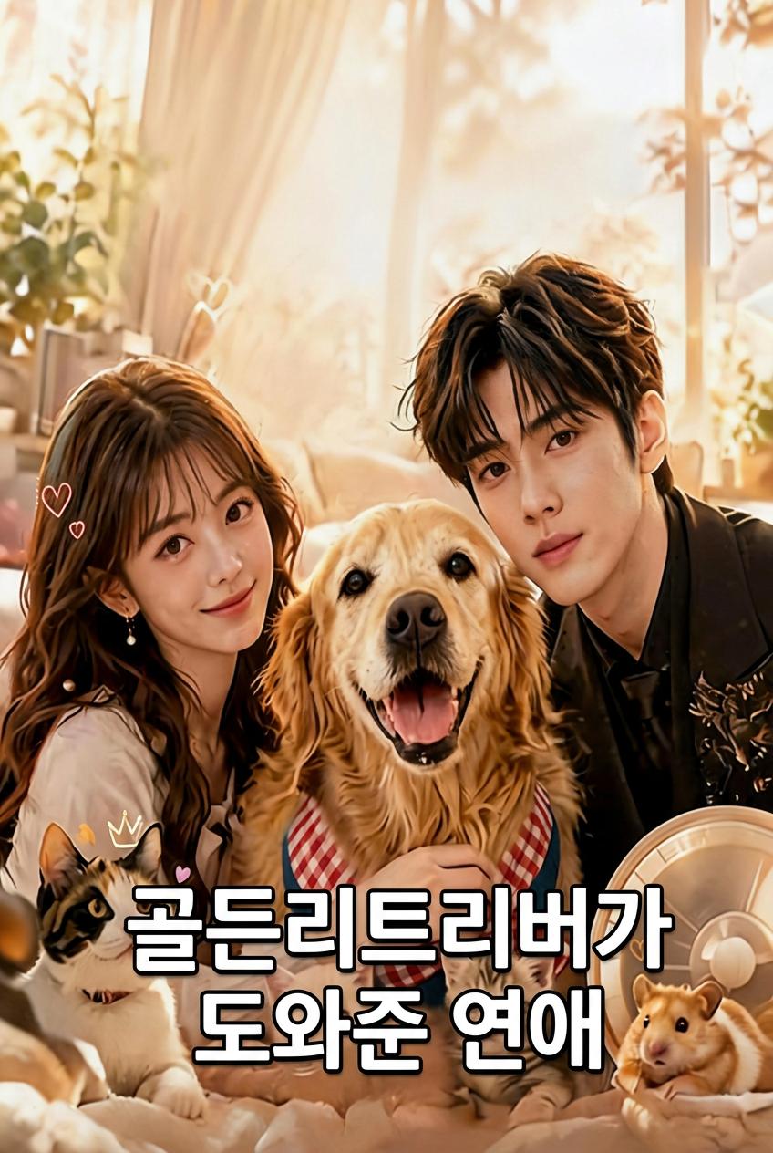 골든 리트리버가 맺어준 달콤한 사랑