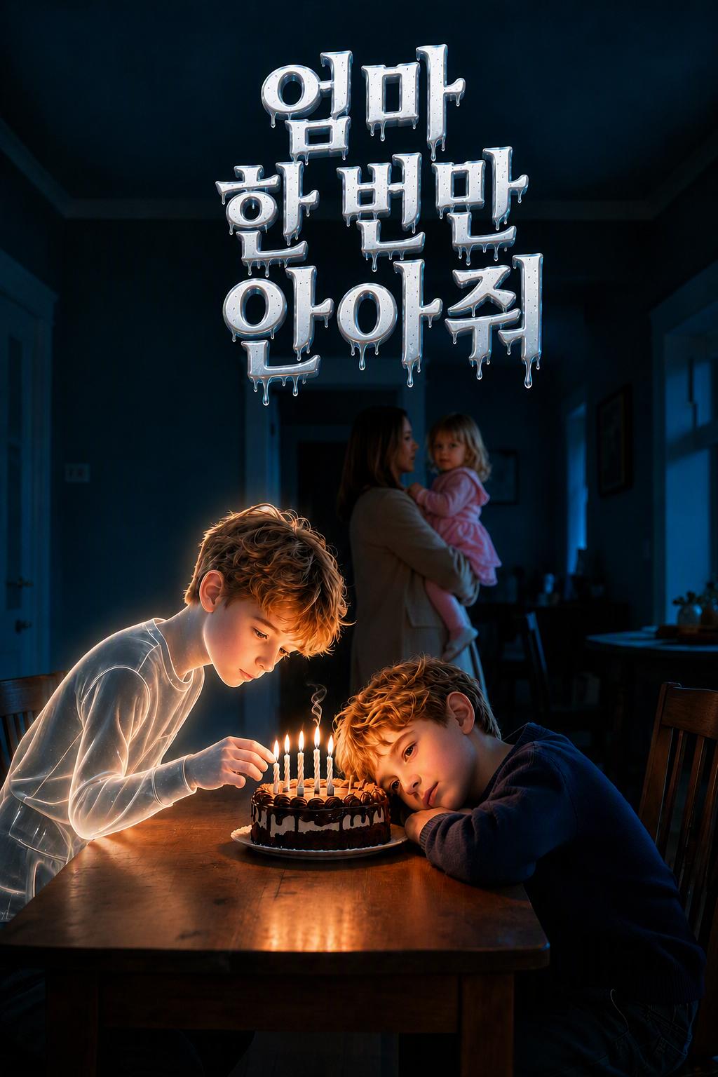 엄마, 한 번만 안아줘요
