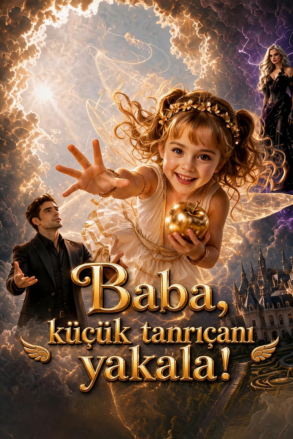 Baba, küçük tanrıçanı yakala!