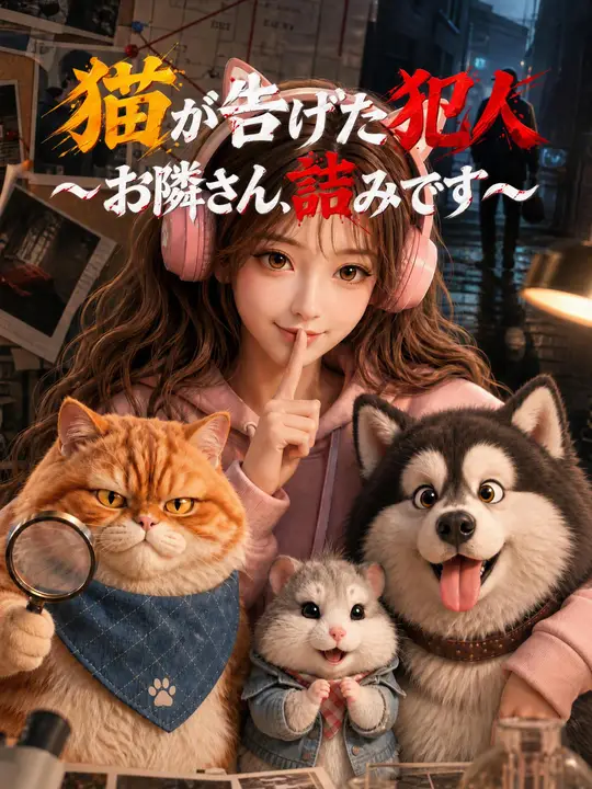 猫が告げた犯人～お隣さん、詰みです～