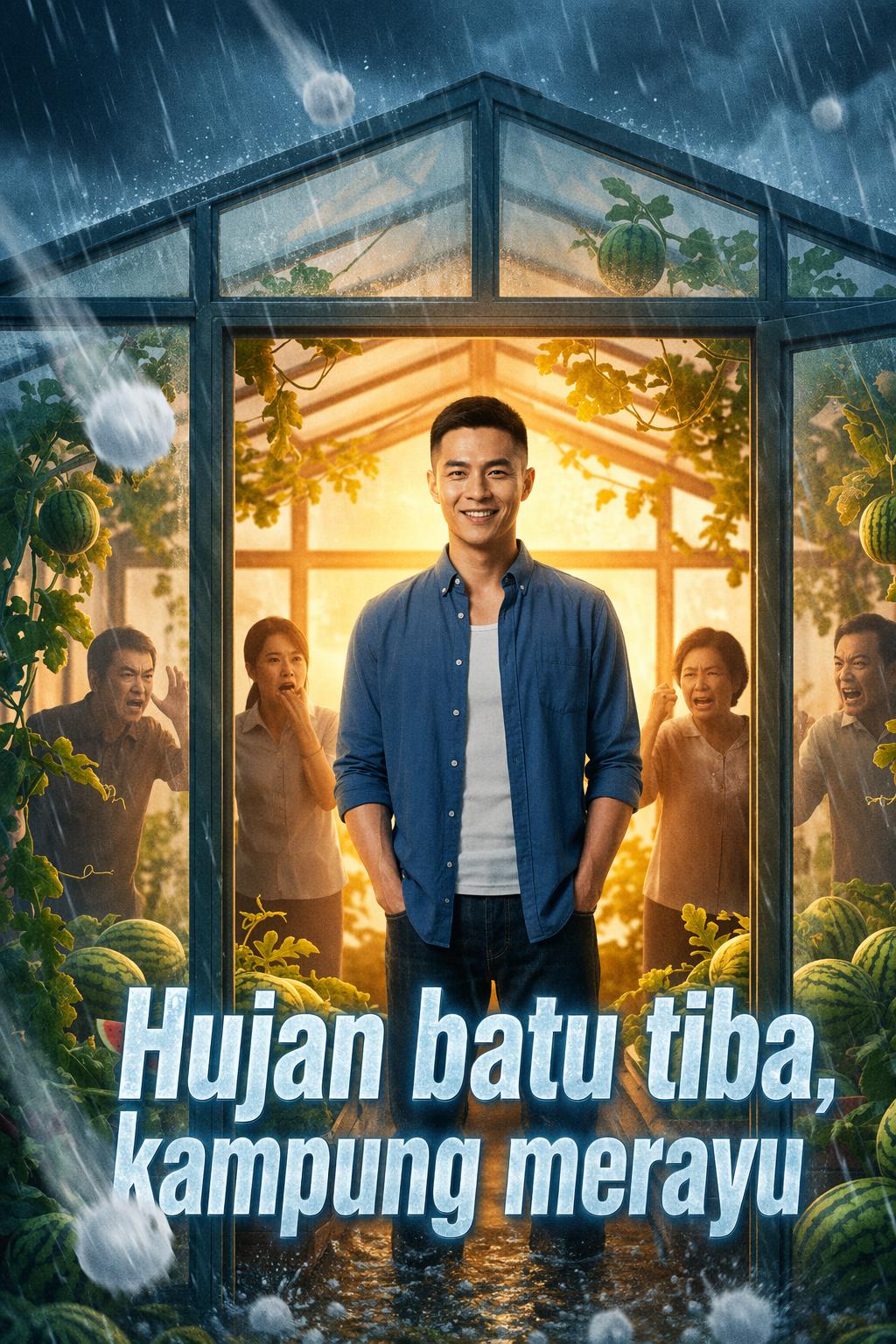 Hujan batu tiba, kampung merayu