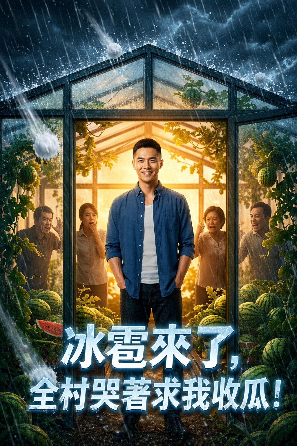 冰雹來了，全村哭著求我收瓜！