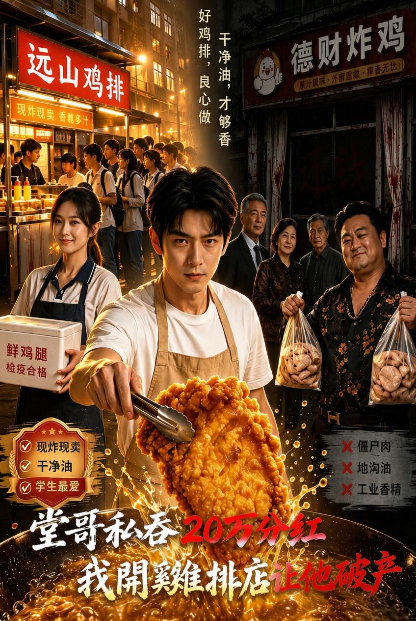 堂哥私吞20萬分紅，我開雞排店讓他破產