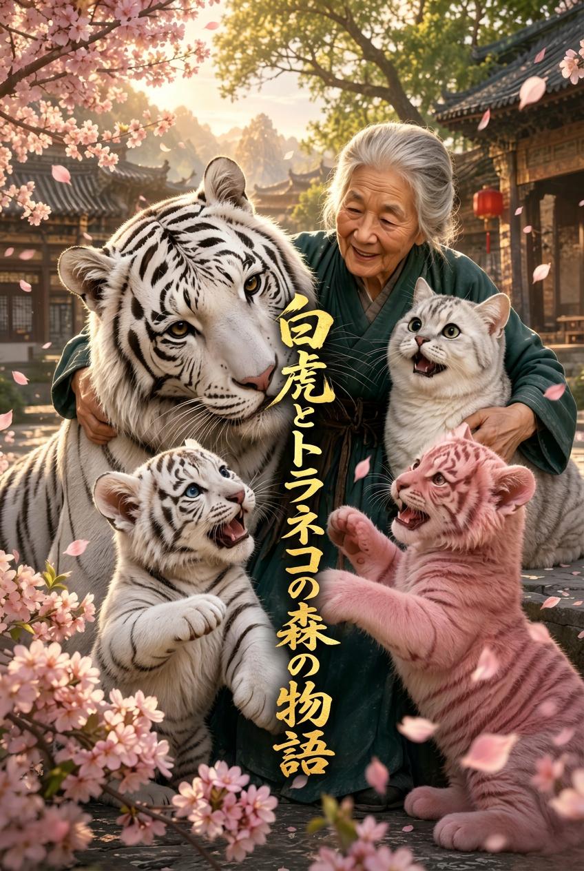 白虎の虎猫