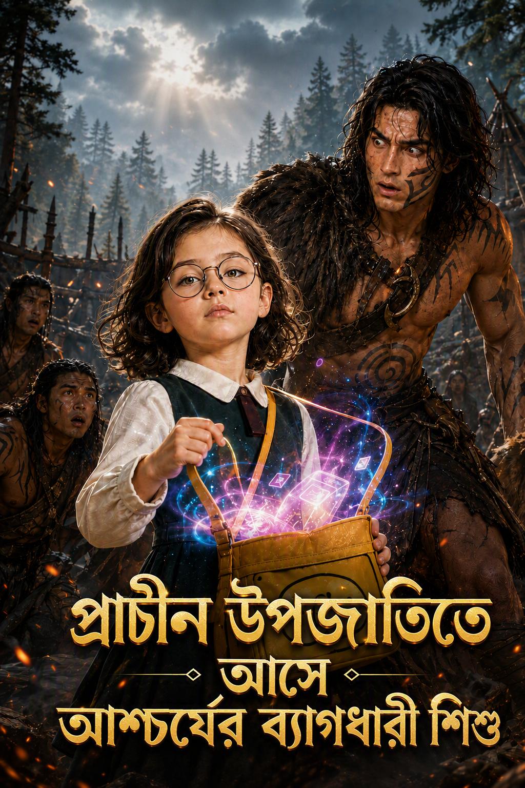 প্রাচীন উপজাতিতে আসে আশ্চর্যের ব্যাগধারী শিশু