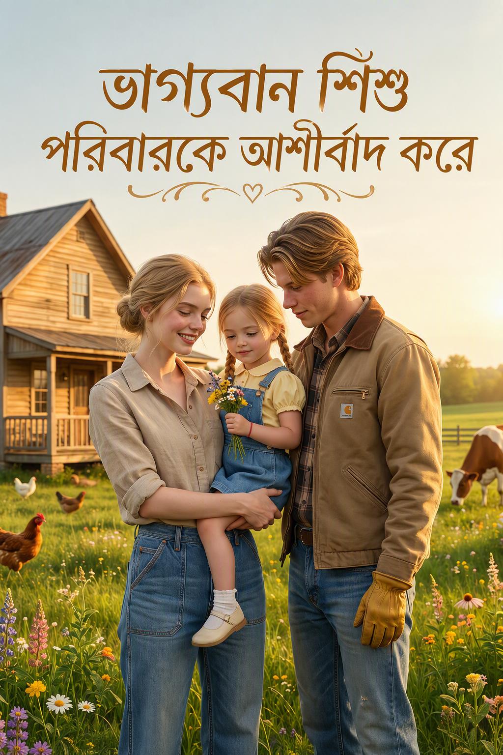 ভাগ্যবান শিশু পরিবারকে আশীর্বাদ করে