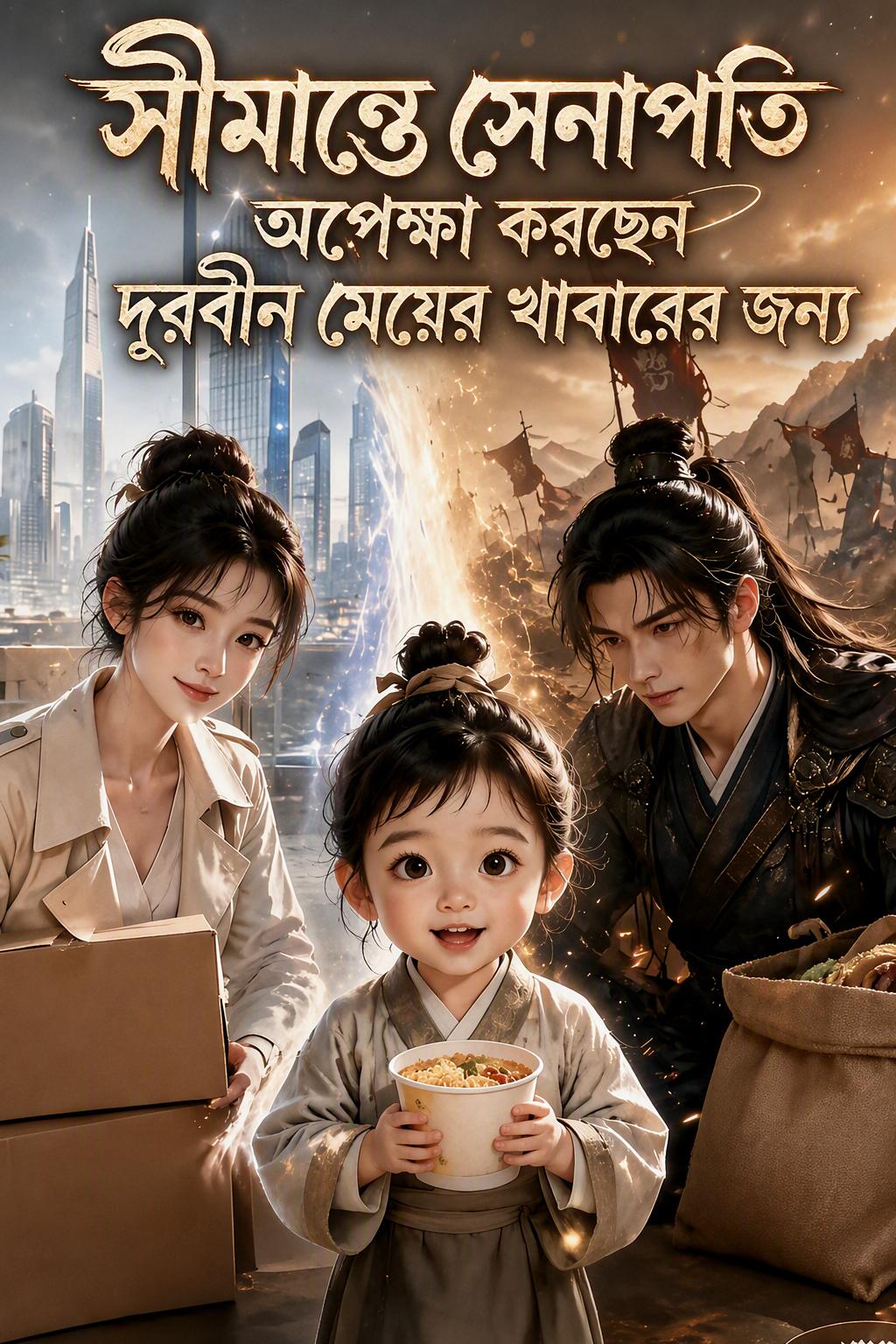 সীমান্তে সেনাপতি অপেক্ষা করছেন দূরবীন মেয়ের খাবারের জন্য
