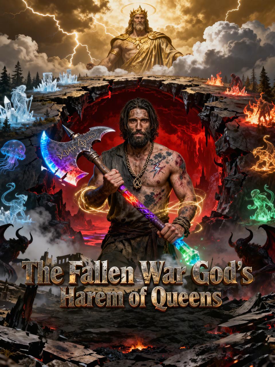 The Fallen War God's Harem of Queens