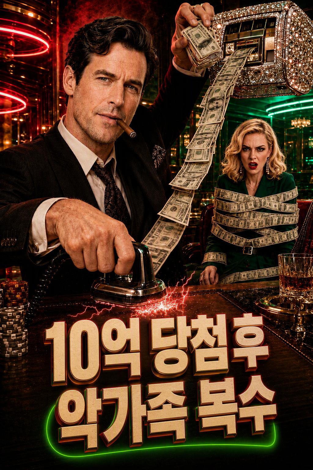 1조 원 당첨 후, 기생충 가족을 응징했다