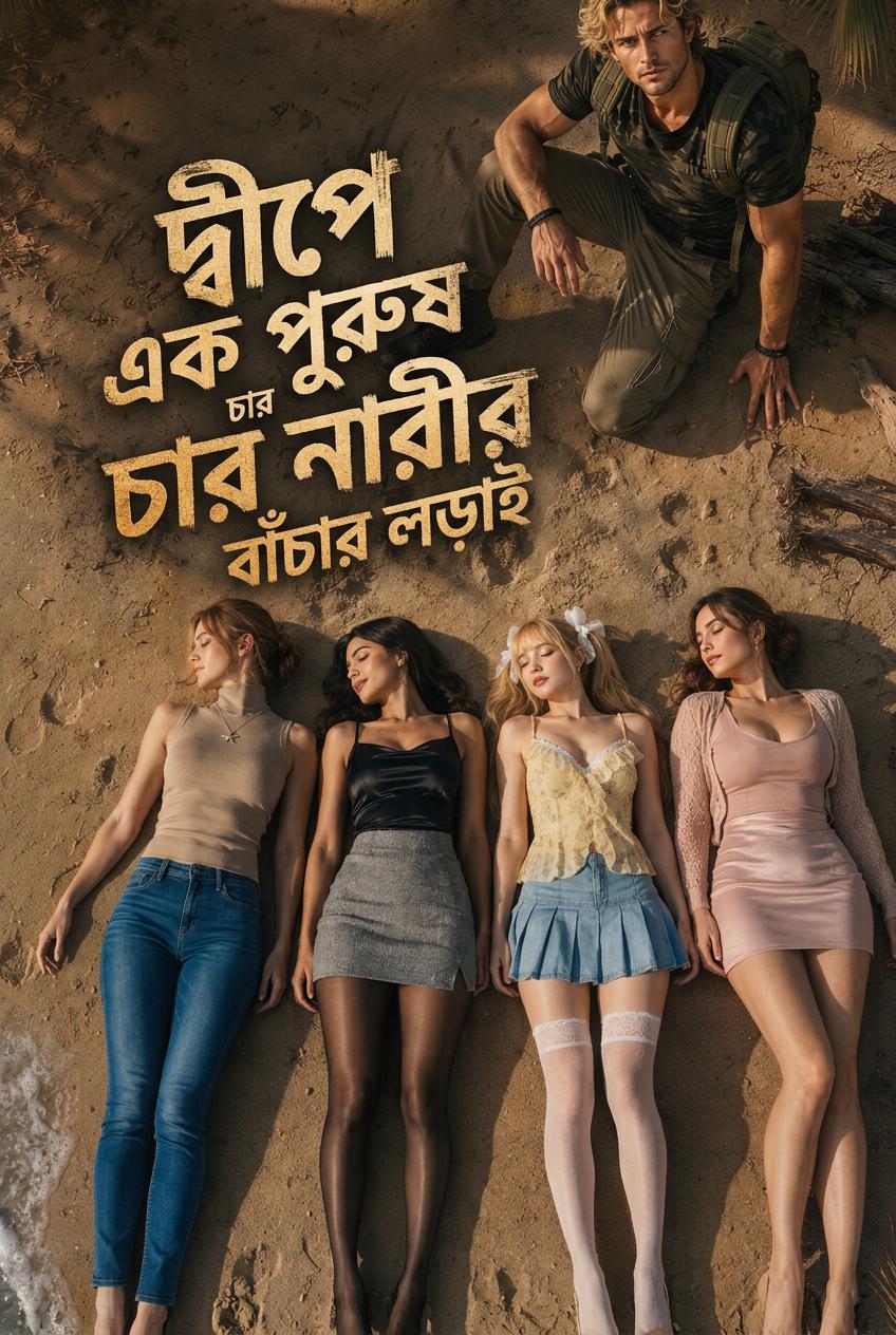 দ্বীপে এক পুরুষ চার নারীর বাঁচার লড়াই