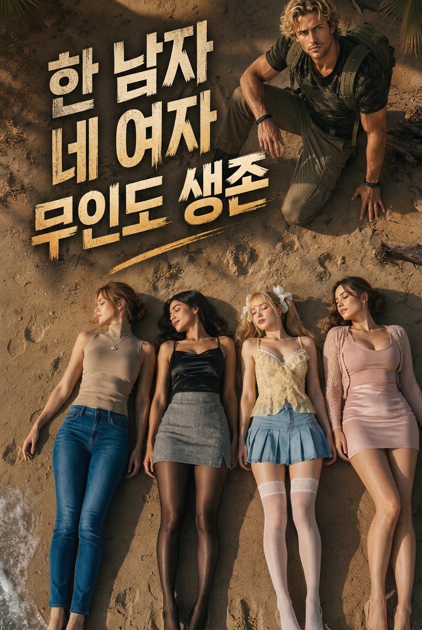 한 남자 네 여자 무인도 생존