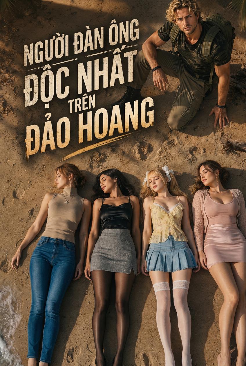 Sống sót trên đảo hoang cùng bốn người phụ nữ