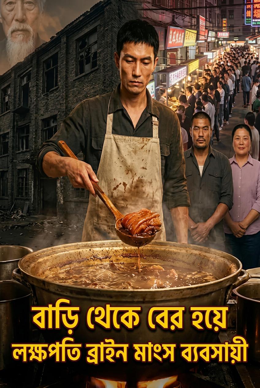বাড়ি থেকে বের হয়ে লক্ষপতি ব্রাইন মাংস ব্যবসায়ী