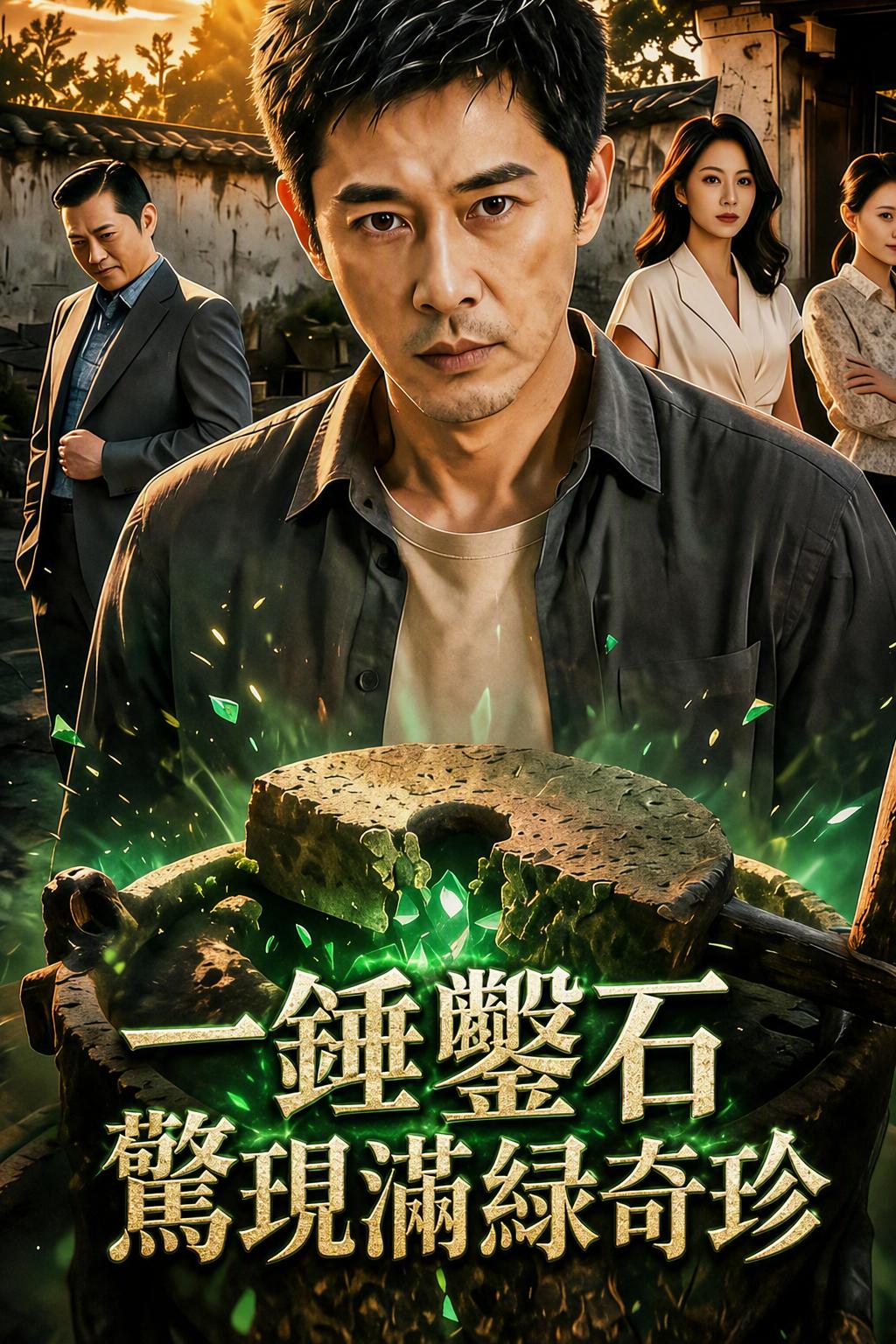一錘鑿石驚現滿綠奇珍