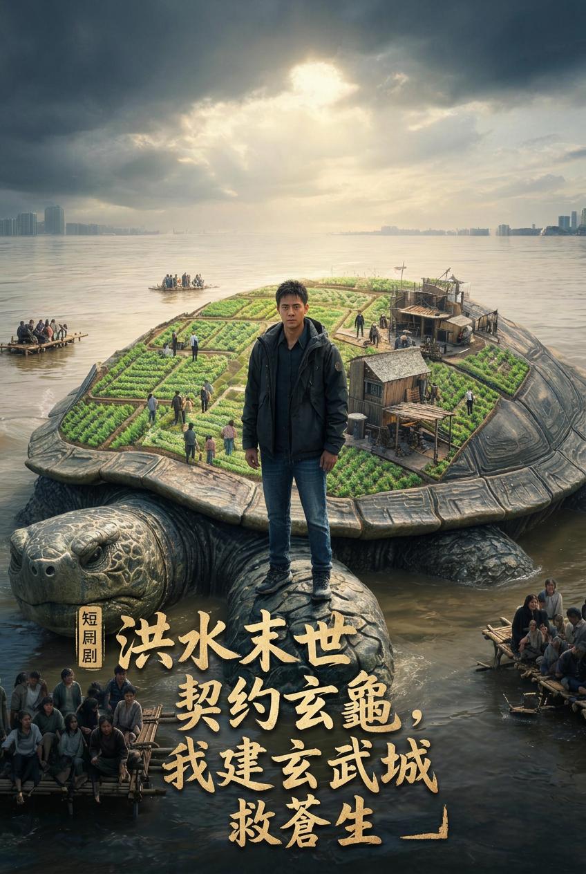 洪水末世契約玄龜，我建玄武城救蒼生