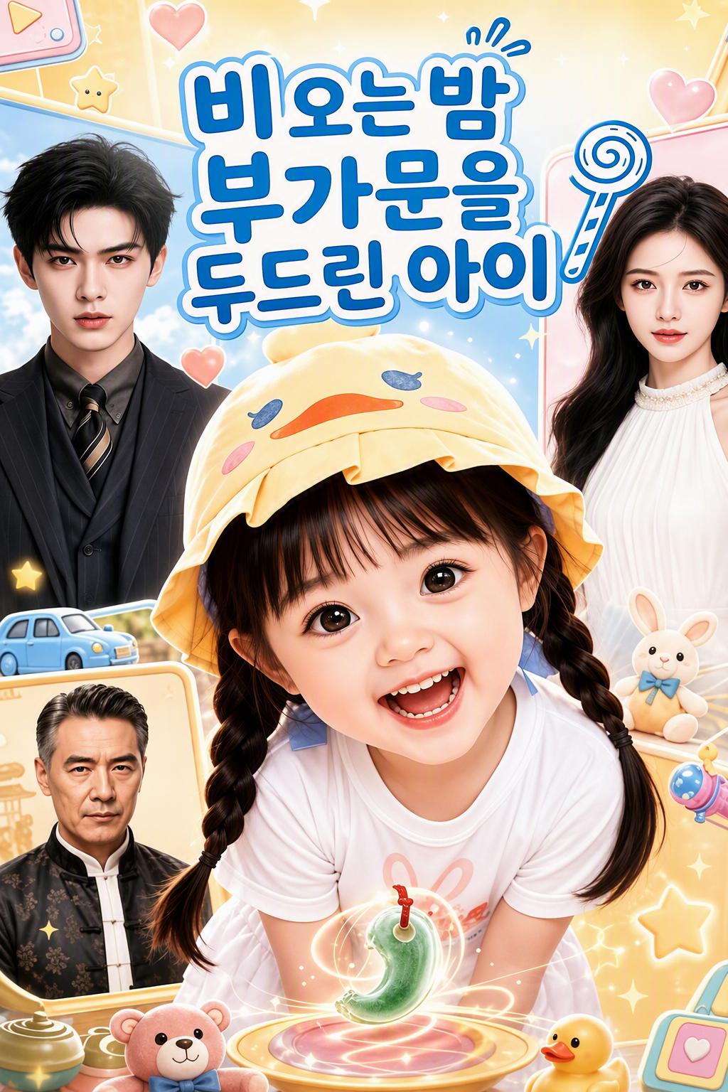 비 오는 밤 부가문을 두드린 아이