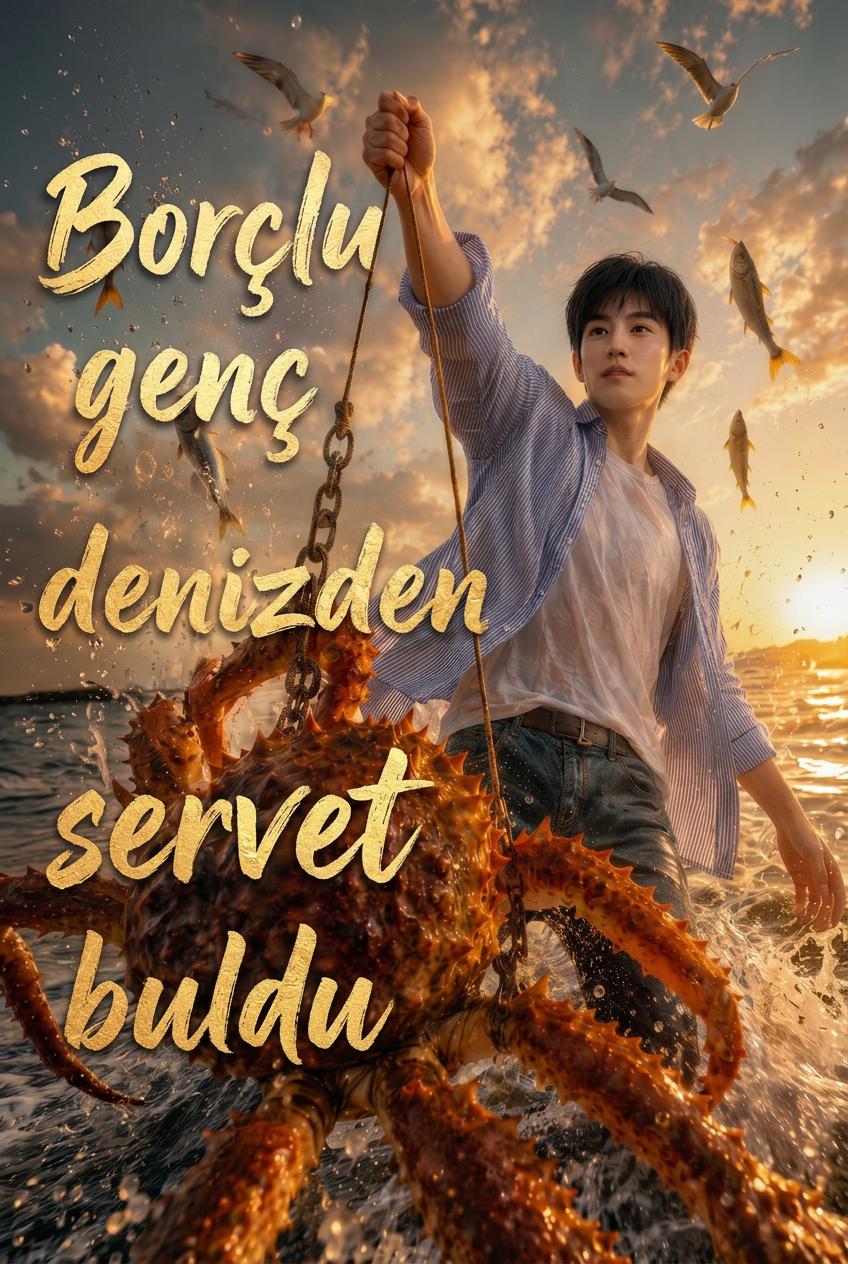 Borçlu genç denizden servet buldu