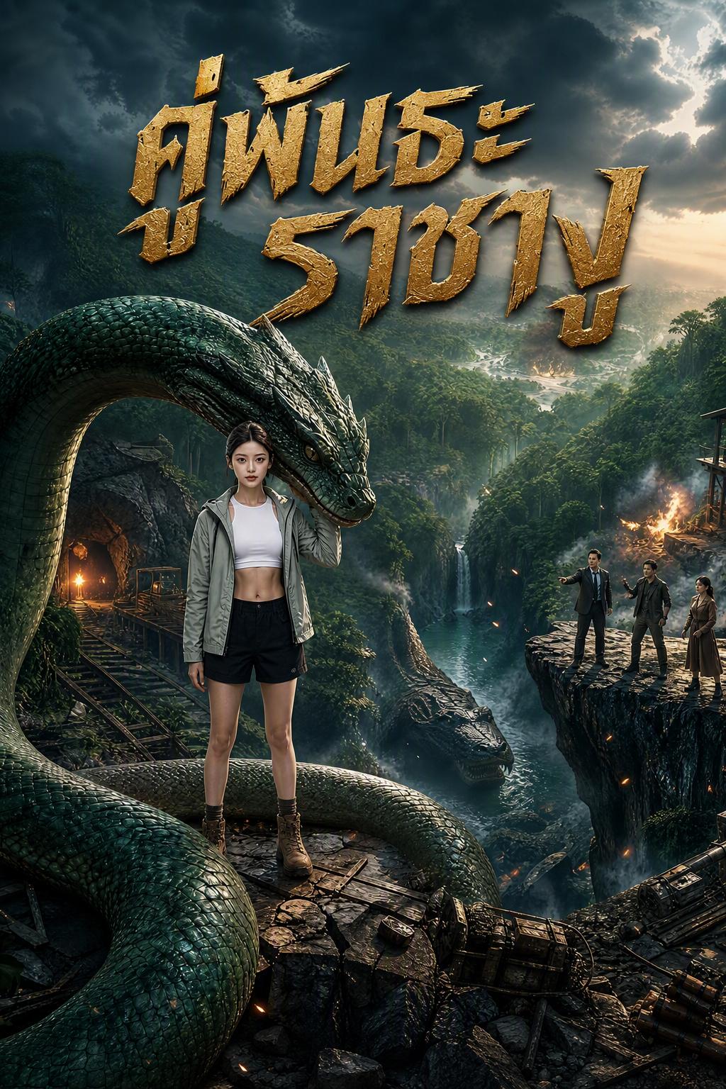 ลินวิภาวดีอยู่ร่วมกับราชางูเขียวในวันสิ้นโลก