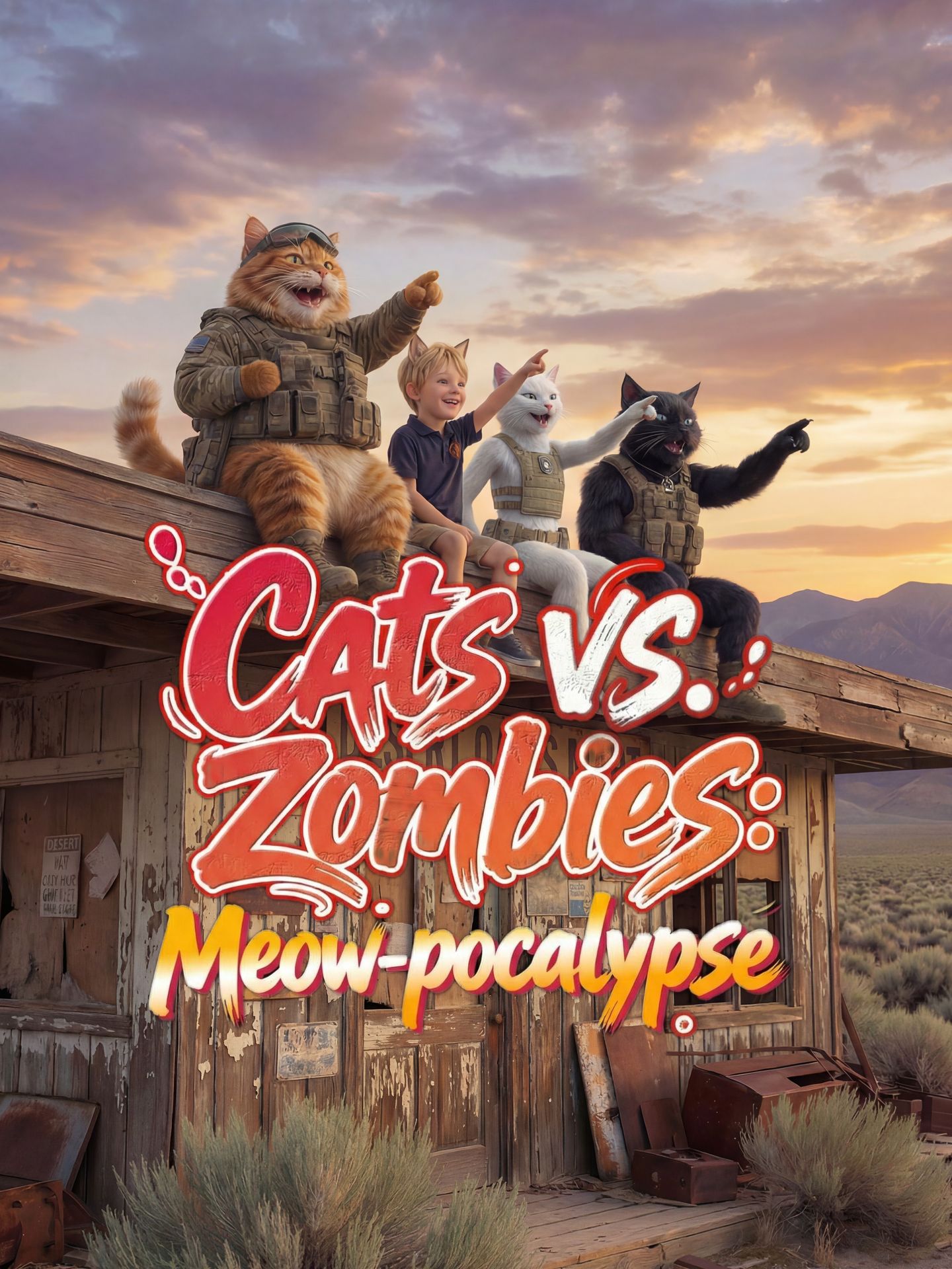 Cats vs. Zombies: Meow-pocalypse