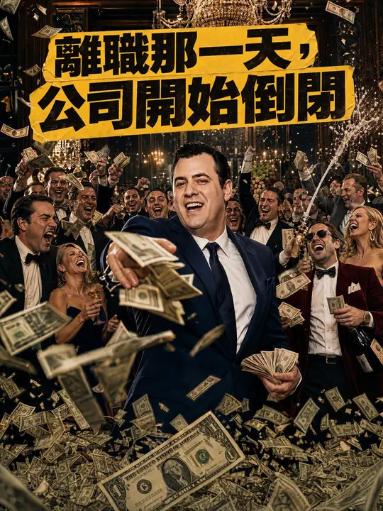 離職那一天，公司開始倒閉
