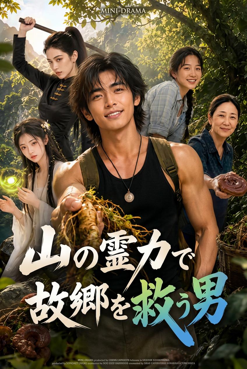 山の霊力で故郷を救う男