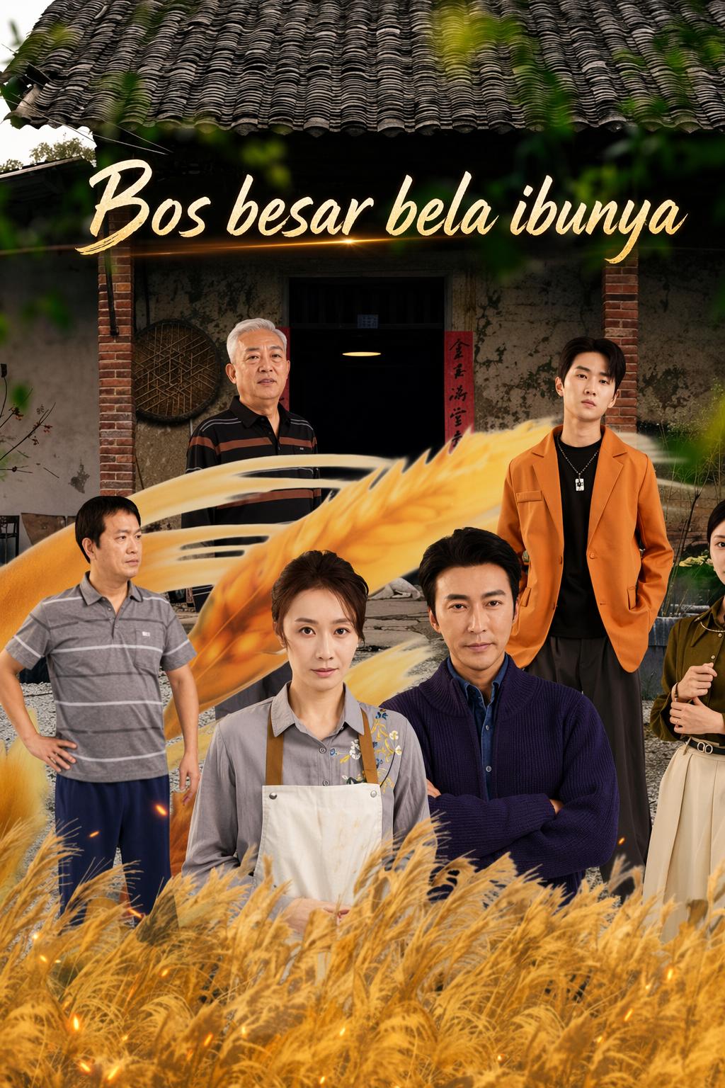 Bos besar bela ibunya